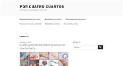 Desktop Screenshot of porcuatrocuartos.com